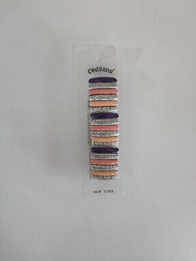 Codeena New York Multicolor Braclet - Pink, Purple, Peach - NEW!